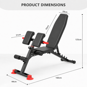 <span class=keywords><strong>Banc</strong></span> de musculation réglable et pliable en métal, capacité 300 kg, dossier à 5 positions, <span class=keywords><strong>banc</strong></span> de curl pour entraînement de force - Product Image 6