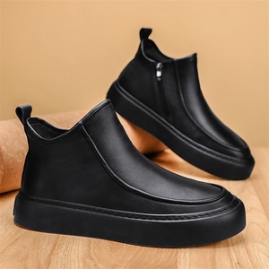 جديد بسعر الجملة حذاء رياضي أسود مسطح بسحاب متوسط حذاء رياضي كاجوال أنغلاند أوكسفورد بسعر منخفض الشركة المصنعة - Product Image 6