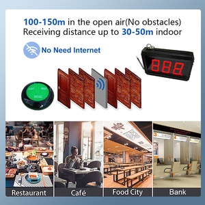 Dönüş o Matic 3 haneli bir sayı almak Led sayaç ekran çağrı düğmesi kuyruk çağrı sistemi banka hizmeti için çağrı - Product Image 2