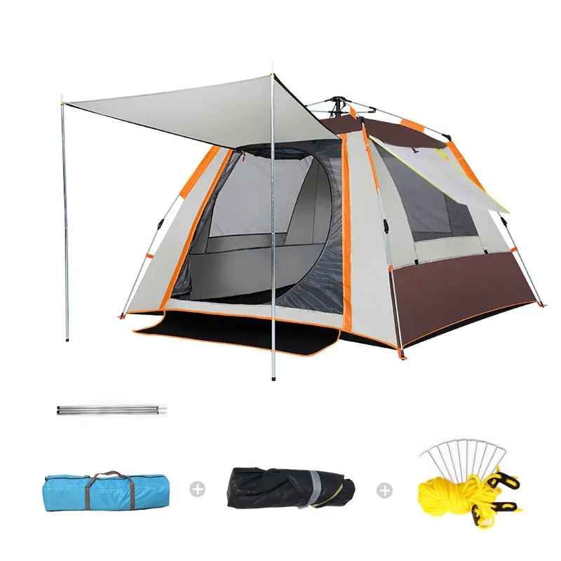 Automatische Klapp Zelt POP UP 3-4 Personen Im Freien Wasserdichte Kaufen Camping Zelte 2-4 Person Mit Lagerung tasche Für Verkauf