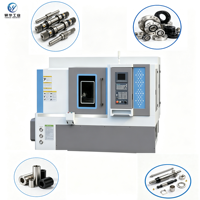 Tour CNC à banc incliné robuste YH7560, barre max. 75 mm, broche 18 kW pour l'usinage en série de pièces de grande taille (arbres et disques)