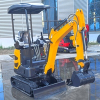 Mini-excavatrice polyvalente sur chenilles, excavatrice compacte, excavatrice Kubota, machine hydraulique pour petits projets