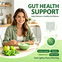 Compléments alimentaires Super Greens en gommes à mâcher - Marque privée OEM - 125 millions d'UFC de probiotiques + 25 superaliments pour la digestion et le soutien immunitaire