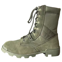 Bottes tactiques de combat camouflage pour hommes avec fermeture éclair latérale supérieure, idéales pour l'entraînement, le travail dans le désert, la randonnée en montagne et les activités de plein air