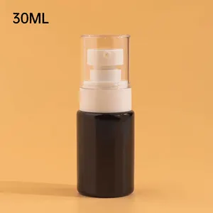 1 oz chai thủy tinh màu đen với ống nhỏ giọt 60ml 40ml Chai Thủy Tinh tùy chỉnh biểu tượng chai thủy tinh cho dầu