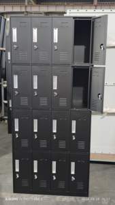 Armario Metálico Personalizado <span class=keywords><strong>de</strong></span> 16 Puertas para Dormitorio, Casillero Metálico <span class=keywords><strong>de</strong></span> Hierro para Personal, Armario Metálico Multiusos para Vestuario, <span class=keywords><strong>Oficina</strong></span>, Gimnasio - Product Image 3