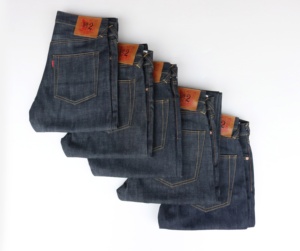 Jeans da Uomo in <span class=keywords><strong>Denim</strong></span> Grezzo Selvedge Rosso Stile Retrò, Abbigliamento Casual, Vestibilità Comoda, Pantaloni alla Moda, Produzione di Fabbrica - Product Image 4