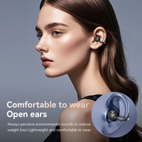Écouteurs à conduction osseuse pour le sport, style clip d'oreille, étanches, son haute résolution, commande vocale, écouteurs tactiles