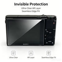 Protecteur d'écran haute transparence AR pour appareil photo Sony RX100