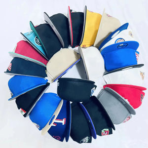 Gorra ajustada original <span class=keywords><strong>59</strong></span> for <span class=keywords><strong>Fifty</strong></span> al por mayor, gorra Snapback deportiva bordada con 6 paneles cerrada, gorra para hombre, era para viajes al aire libre - Product Image 1