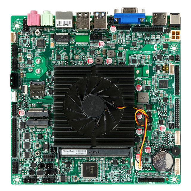 Hot Wholesale Intel N5095 CPU Industrial Motherboard Single Channel DDR4 16GB RAM M.2 SATA SIM Mini ITX Mainboard for Desktop