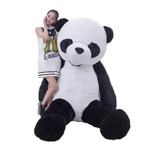 Mainan Mewah Panda Raksasa Belum Diisi Pabrik Mainan Hewan Lembut Grosir 200Cm Sebagai Gambar atau Kustom OEM (Bordir) EN71/ASTM