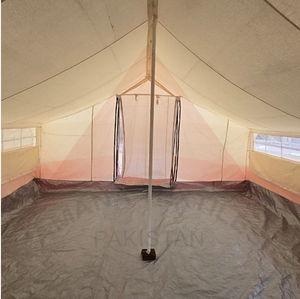 Carpa Familiar de Emergencia de 4x6 Metros con Ventanas con Malla Mosquitera y Tela Impermeable - Product Image 5