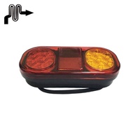 Feu arrière LED 12V étanche pour yacht, remorque, camping-car, VTT, avec éclairage de plaque d'immatriculation, neuf