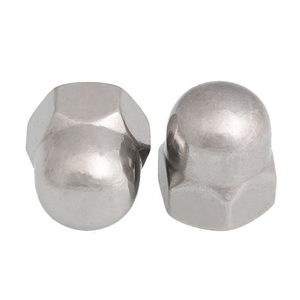M6 M8 TC4 Grade2 Grade5 Gr2 Gr5 Aleación de titanio Color anodizado Hexágono Tuerca abovedada Tuerca <span class=keywords><strong>Acron</strong></span> DIN1587 - Product Image 2