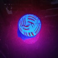 Balles de sport gonflables lumineuses à LED pour enfants, jouet promotionnel en caoutchouc clignotant