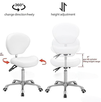 Fauteuil Relevable Moderne en Cuir Synthétique AntluPlus pour Usage Dentaire, Hôpital et Bureau