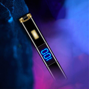 Nuovo accendino elettrico ad arco rotante con accendino <span class=keywords><strong>magico</strong></span> ricaricabile con logo personalizzato accendino all'ingrosso - Product Image 6