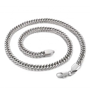 Cadena de Eslabones Cubanos de Acero Inoxidable 316L para Hombre, Estilo Hip Hop, Color Personalizable, Chapado en Oro PVD de 18k, Gruesa - Product Image 6