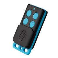 Portátil 433Mhz Universal RF marco de metal inalámbrico puerta de garaje Control remoto con Mini teclado venta directa de fábrica