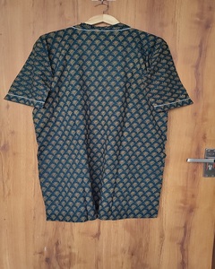 Robe Kimono de Haute Qualité en Coton Imprimé Floral à la Main, Respirante, à Manches Longues, Vêtement de Nuit et Cache-Maillot de Plage de Luxe, Prix de Gros - Product Image 3