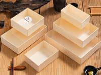 Boîte à fruits secs en bois, coffret cadeau chocolat Moyen-Orient, boîte de rangement magnétique pour dattes et gâteaux du Ramadan, finition laque piano