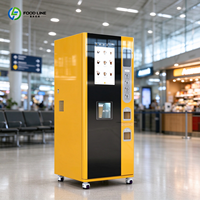Distributeur automatique de café multi-langues pour les halls d'arrivée et de départ des aéroports