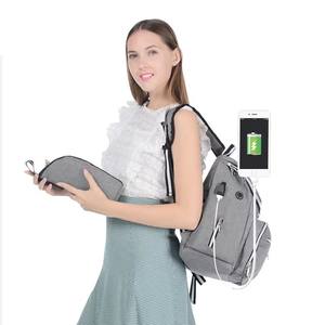 高級ナイロンママ赤ちゃんおむつバッグバックパック防水印刷されたカスタムおむつバッグポータブルベビーベッド付きファッショナブルな男の子用おむつバッグ - Product Image 6