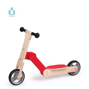 UDEAS Mini jouet pour enfants, trottinette 2 en 1, vélo d'équilibre en <span class=keywords><strong>bois</strong></span> - Product Image 1
