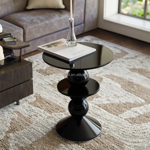 Choosy sang trọng hiện đại màu đen Đá Cẩm Thạch Bàn điều khiển bảng thủy tinh gia cố nhựa đương đại đồ nội thất phòng khách nhập biệt thự khách sạn - Product Image 5