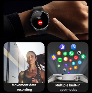 SK38 <b>Android</b> Smart Watch IPS Display Steel Band IP67 Waterproof with 3 Straps BT Call for Men - Product Image 5