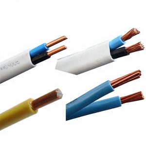 Cable Eléctrico Unipolar Aislado de Cobre PVC para Construcción THHN 600V, Cable Eléctrico Trenzado BV BVR RVV BVVB 1.5mm-6mm - Product Image 1