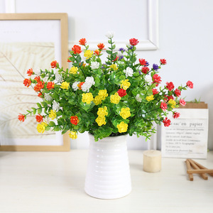 ดอกมะลิประดิษฐ์ My-Spring Bud Jasmine พลาสติก ของตกแต่งบ้าน อุปกรณ์ประกอบงานแต่งงาน ของประดับตกแต่งโต๊ะห้องนั่งเล่น - Product Image 1