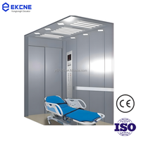 Ascenseur médical en acier inoxydable 1,0 m/s, directement de l'usine, durable et sans obstacle, pour les soins de santé