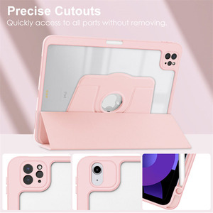 เคสหมุนได้สำหรับ iPad Air 11 นิ้ว M4/M3/M2 (2026/2025/2024) และ iPad Air รุ่นที่ 5/4 (2022/<span class=keywords><strong>2020</strong></span>) เคส iPad ขนาด 10.9 นิ้ว พร้อมช่องใส่ดินสอ - Product Image 4