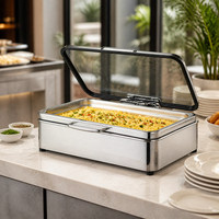 Chauffe-Plats Électrique Commercial en Acier Inoxydable Épais 304 avec Réservoir Hydraulique pour Buffet et Maintien au Chaud – Vaisselle Professionnelle