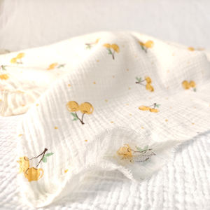 Tissu en mousseline 100% coton, <span class=keywords><strong>double</strong></span> <span class=keywords><strong>gaze</strong></span>, imprimé crêpe froissé, pour doublure, 54 pouces - Product Image 3