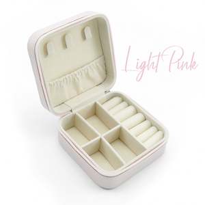 SUNDO-Caja de almacenamiento de joyas hecha a mano, caja organizadora de viaje, embalaje de regalo, mini anillo colgante - Product Image 1