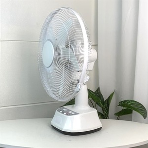 Southeast Asia Special Price 12 14 Inch With Light <b>Bulb</b> Solar Fan <b>Rechargeable</b> Desk Fan Emergency Fan GF21W Solar Fan - Product Image 4