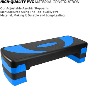 Plateforme de marche aérobique réglable en PVC et ABS, personnalisée pour la gymnastique, le fitness, l'exercice aérobique - Product Image 4