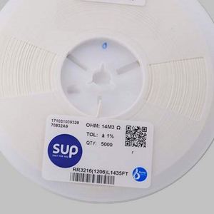 Whole -Sale RR3216 1206L1435FT 1206 3216 Resistors Chip Resistors SMD Resistors 14.3Mohm 1% 1/4W Thick Film Resistor - Product Image 1