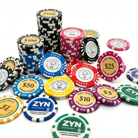 Jetons de poker personnalisés en céramique et ABS de haute qualité, nouvelle collection 2026, avec logo sur mesure, vente en gros