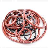 Joint torique PFA FEP encapsulé en PTFE Caoutchouc FKM FPM intérieur creux revêtu de silicone VMQ pour joints mécaniques hydrauliques
