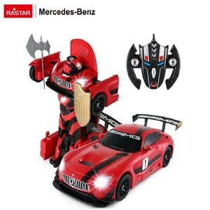 รถของเล่นเด็กแปลงร่างเป็นหุ่นยนต์ Rastar Fighting and Dancing ของเล่นพลาสติกสำหรับเด็กทุกเพศทุกวัย รถของเล่นพลาสติก ขนาด 1:14 CN;GUA - Product Image 1