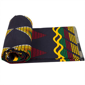 Service unique d'usine et prix de gros tissu imprimé africain 100% coton <span class=keywords><strong>Coupon</strong></span> <span class=keywords><strong>tissus</strong></span> teints à la cire - Product Image 4