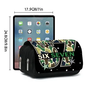 Renkli Numara 67 Çift Katlanır Kalem Kutusu Erkek/Kız En İyi Hediye 3D Kalem Çantası Okul Ofis Kullanımı Çocuklar İçin WKA14 Model - Product Image 6