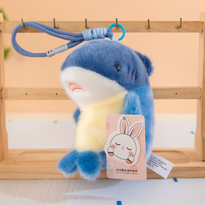 Juego de Peluches de Animales Marinos, con Delfín, Tiburón y Foca, Mini Peluches de Criaturas Marinas para Compañeros de Escritorio y Decoración de Oficina - Product Image 4