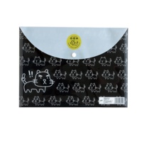 Carpeta de Archivo de Plástico PP A4 Libre de BPA, Bolsa para Documentos con Estampado Personalizado, Organizador Ecológico para Oficina y Escuela