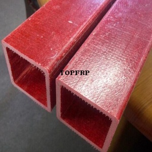 โปรไฟล์พลาสติกไฟเบอร์กลาส GRP แบบพัลทรูชั่น ท่อสี่เหลี่ยม FRP - Product Image 3
