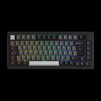 Akko 5075B Plus VIA ISO Clavier mécanique ISO-DE/UK/Nordic Layout Claviers Portable Clavier ergonomique de bureau